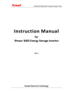 iPower 3000 Energy Storage Inverter Instruction Manual