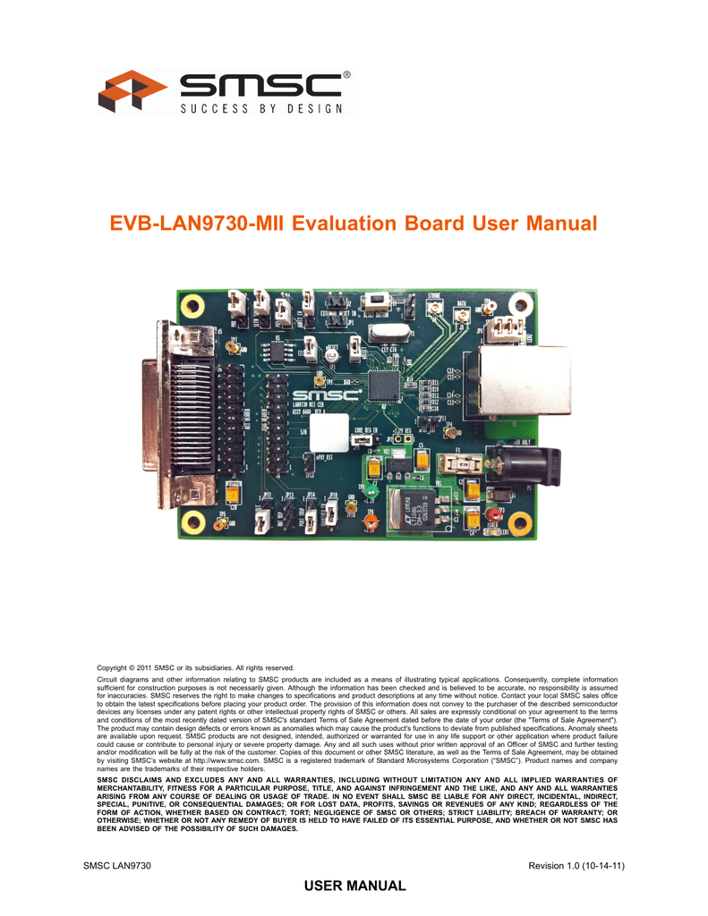 smsc lan7500 smsc lan7500