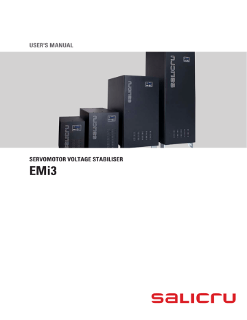 Salicru EMi3 User manual | Manualzz