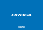 Orbea Bicycle User Manual