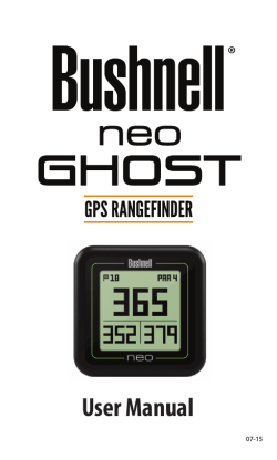 Bushnell Neo Ghost Quick Start Guide User Guide User Manual User S Manual Manualzz Com