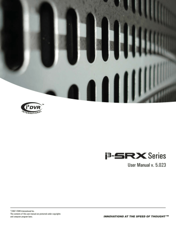SRX Manual, v.5.023 | Manualzz