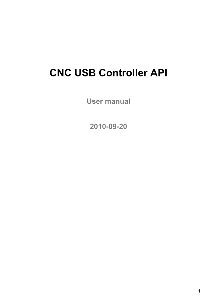 cnc usb controller no serial number