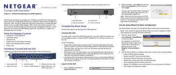 Netgear ProSecure UTM100 Installation manual | Manualzz