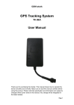 GPS Tracker TK-06A User Manual - GSM teknik