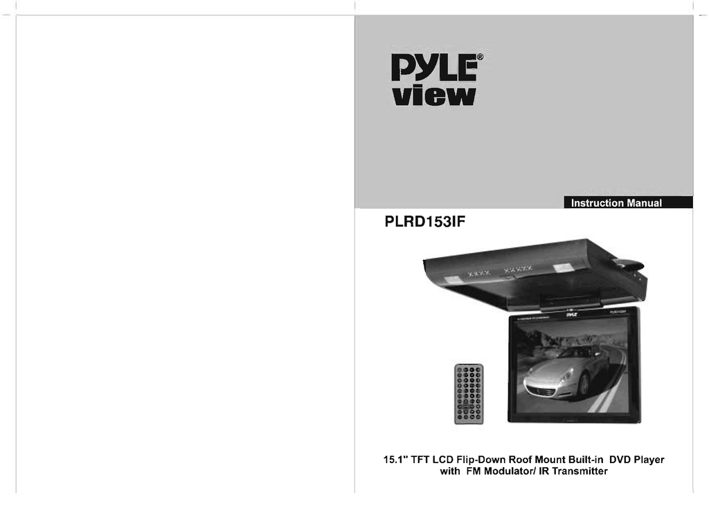 Replacement Remote for Pyle PLRD153IF