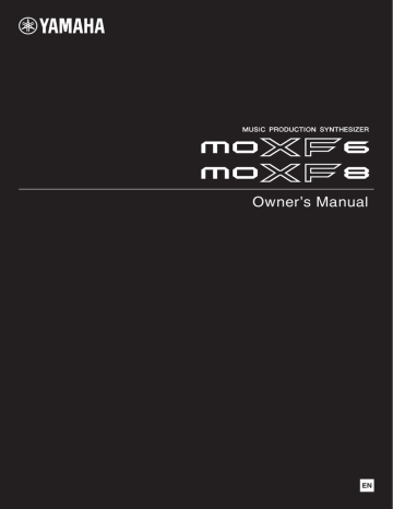 Yamaha MOXF6 Owner's manual | Manualzz