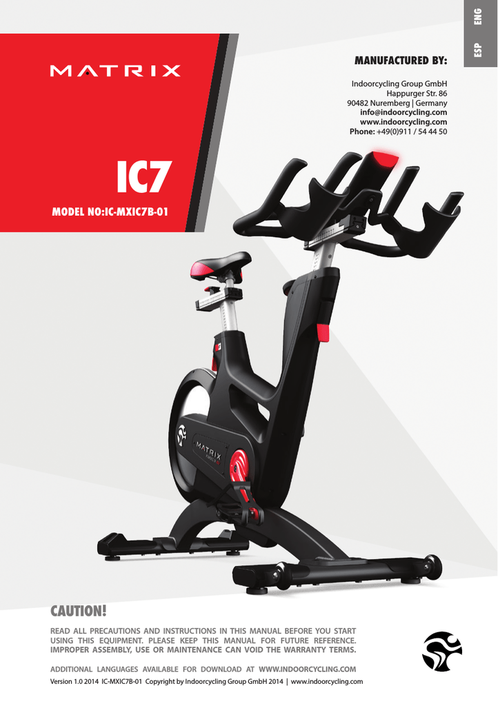 matrix ic7 indoor cycle