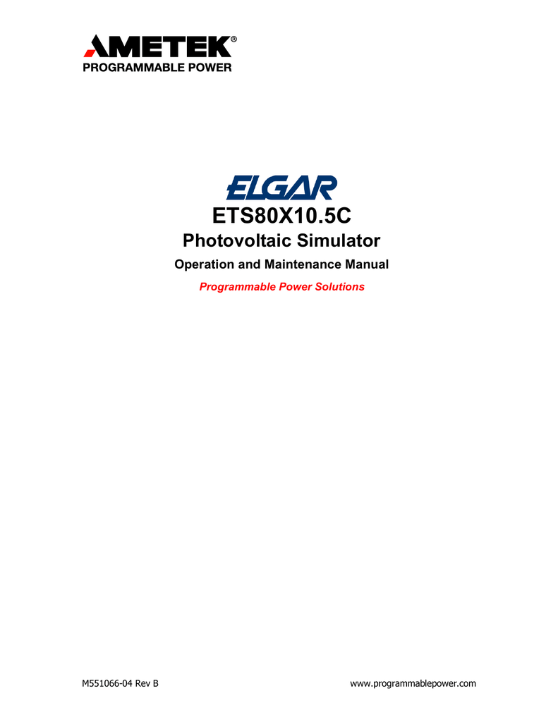 Ametek 2.83Mb Manualzz