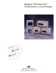 Modicon TSX Nano PLC User Manual