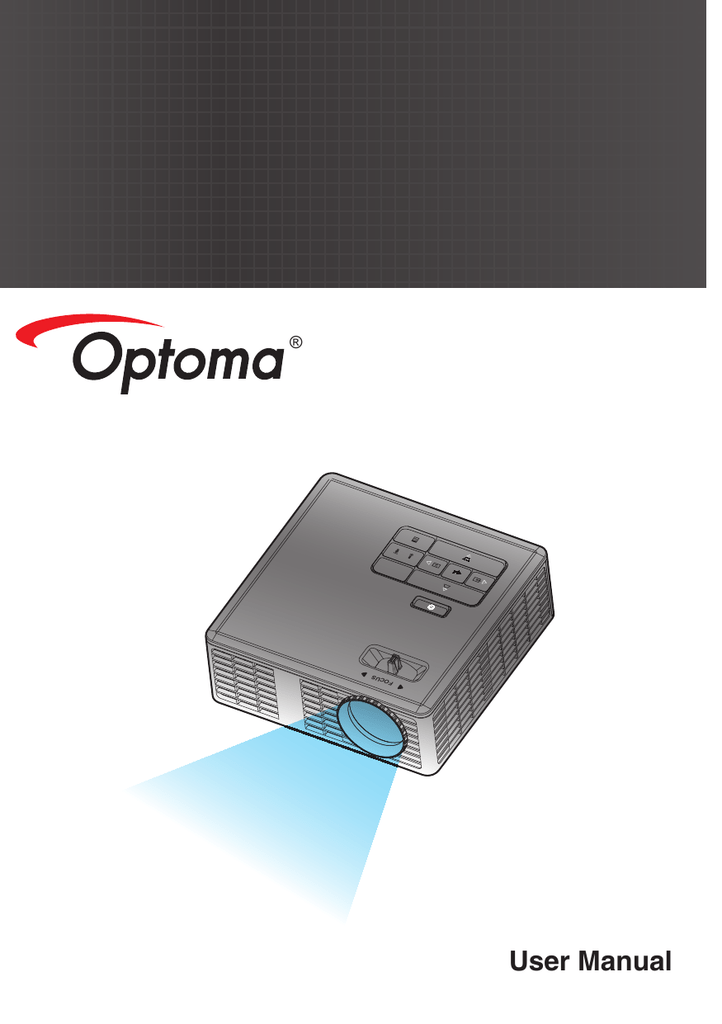 Optoma ML750 Projector User Manual Manualzz