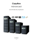 CopyBox Advanced User manual