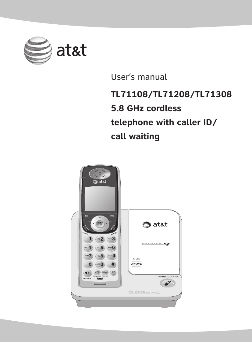 AT&T TL71108/71208/71308 Cordless Phone User`s Manual | Manualzz