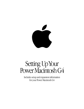 Setting Up Your Power Macintosh G4 (PCI & AGP) (Manual) | Manualzz
