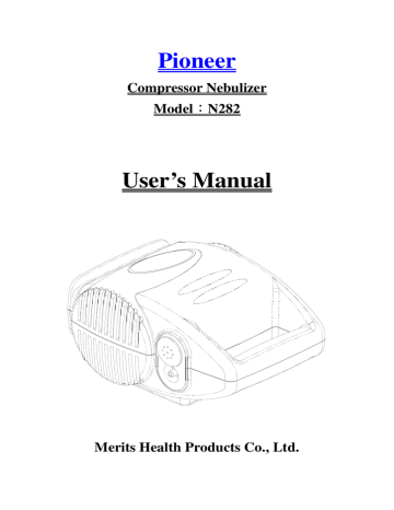 Pioneer User`s Manual | Manualzz