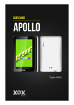 XOX Apollo Tablet User Guide