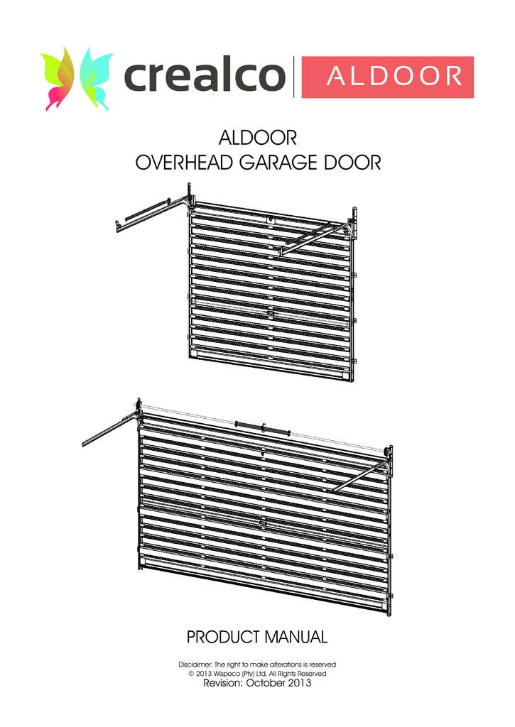 Aldoor Manual Aluminium Connection Manualzz Com