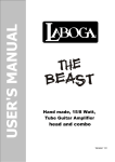 Laboga The Beast User manual