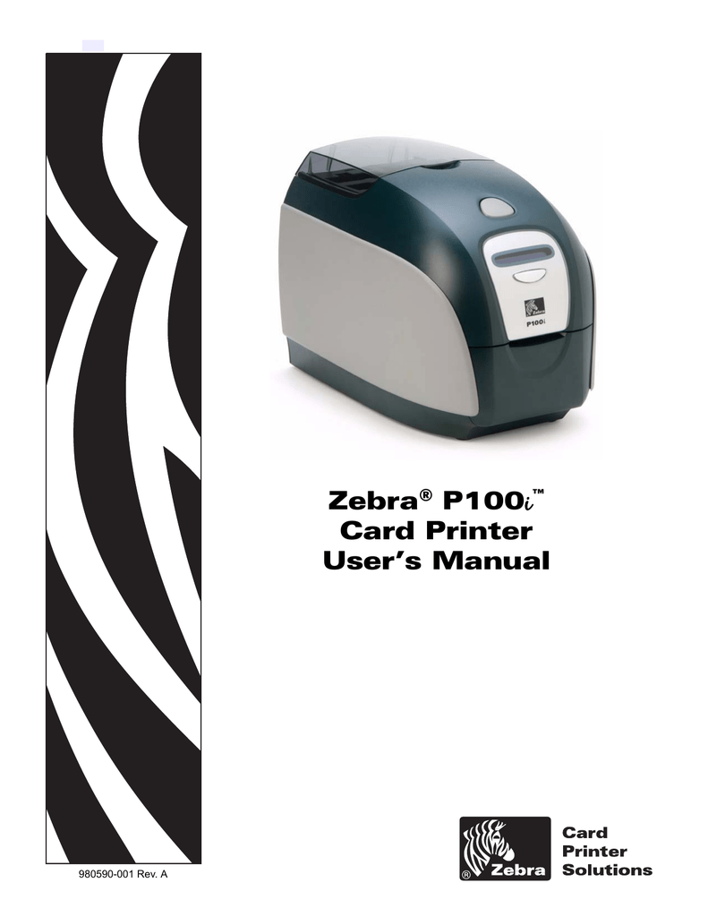 Zebra P100i User Guide Manualzz 6440