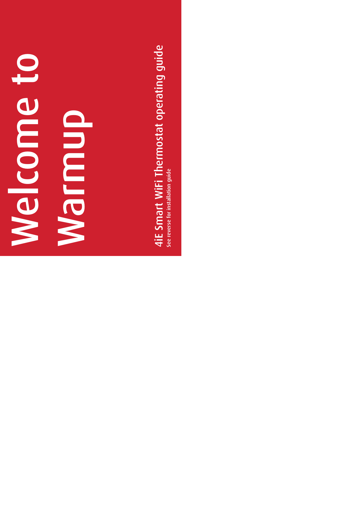 warmup thermostat 4ie manual