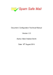 Spam Safe Mail Filtering Service Manual