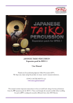 Japanese Taiko Percussion JTP User Manual
