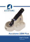 Accutome UBM Plus User&rsquo;s Guide