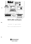 XBTL900 V 1.3 User's Guide