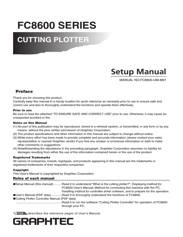 graphtec fc8600 manual