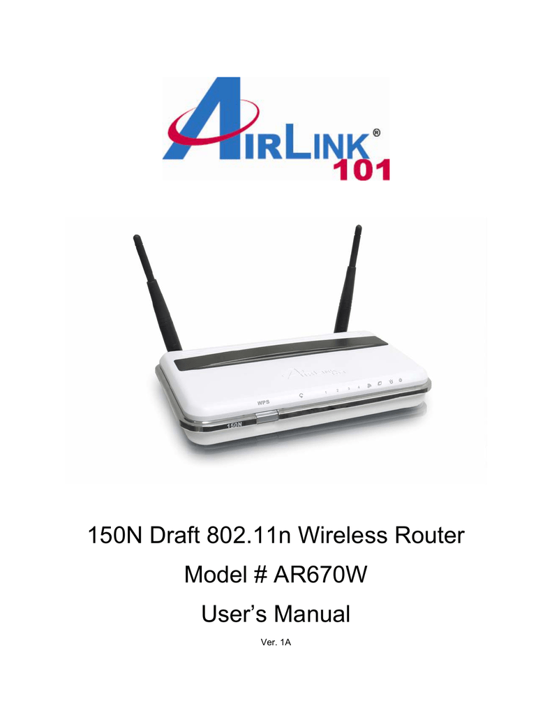 change security settings on airlink 101 wireless n router