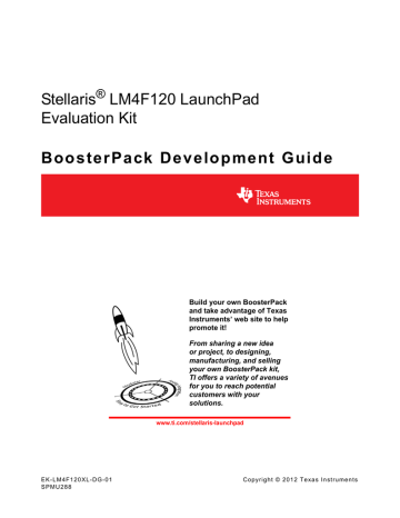 BoosterPack Development Guide | Manualzz