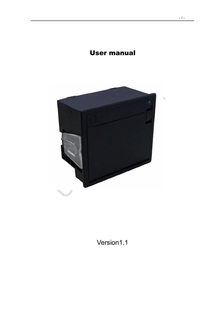 User Manual Version1 1 Manualzz
