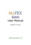 Yeaster MyPBX SOHO User manual