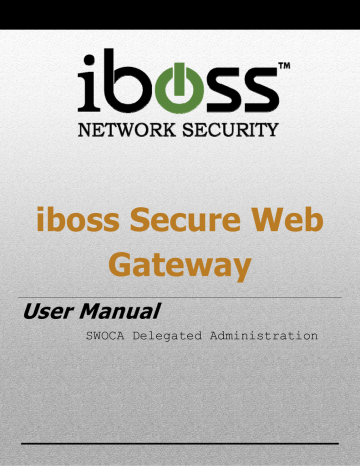 iBoss User Manual | Manualzz