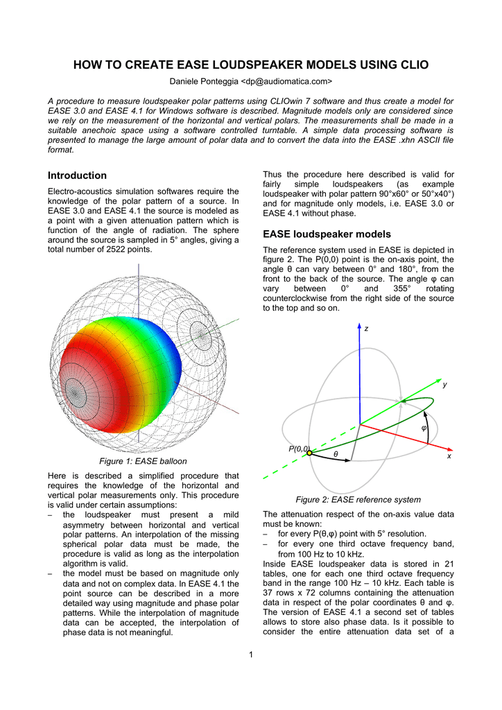 ease acoustic simulation software free download