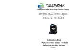 YELLOWRIVER YR-200B Instruction Book