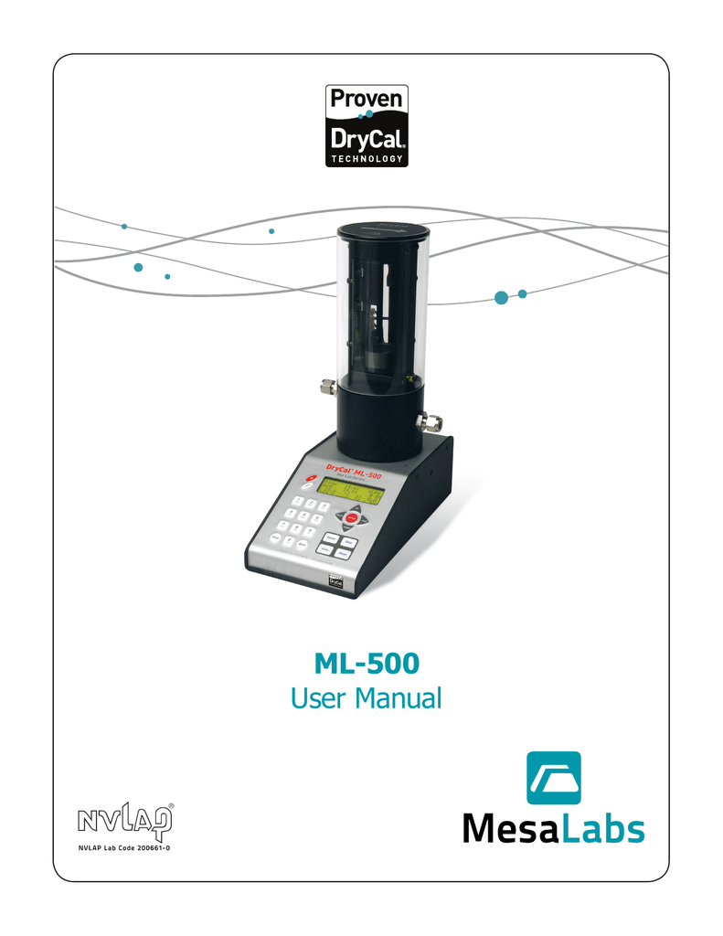 ML500 User Manual Manualzz