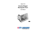 Double-Ridged Waveguide Horn 3116 User Manual