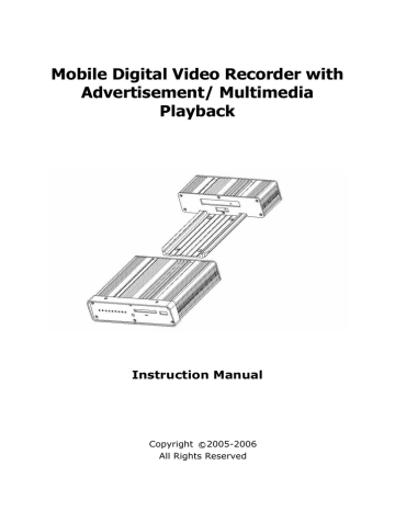 Mobile Digital Video Recorder with Advertisement | Manualzz