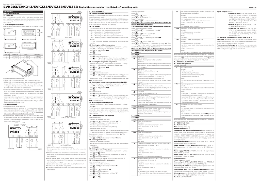 Evkb33n7vxxs схема подключения