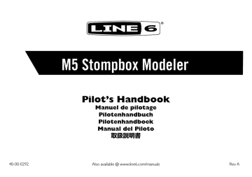 M5 Stompbox Modeler Pilot`s Guide - Revision A | Manualzz