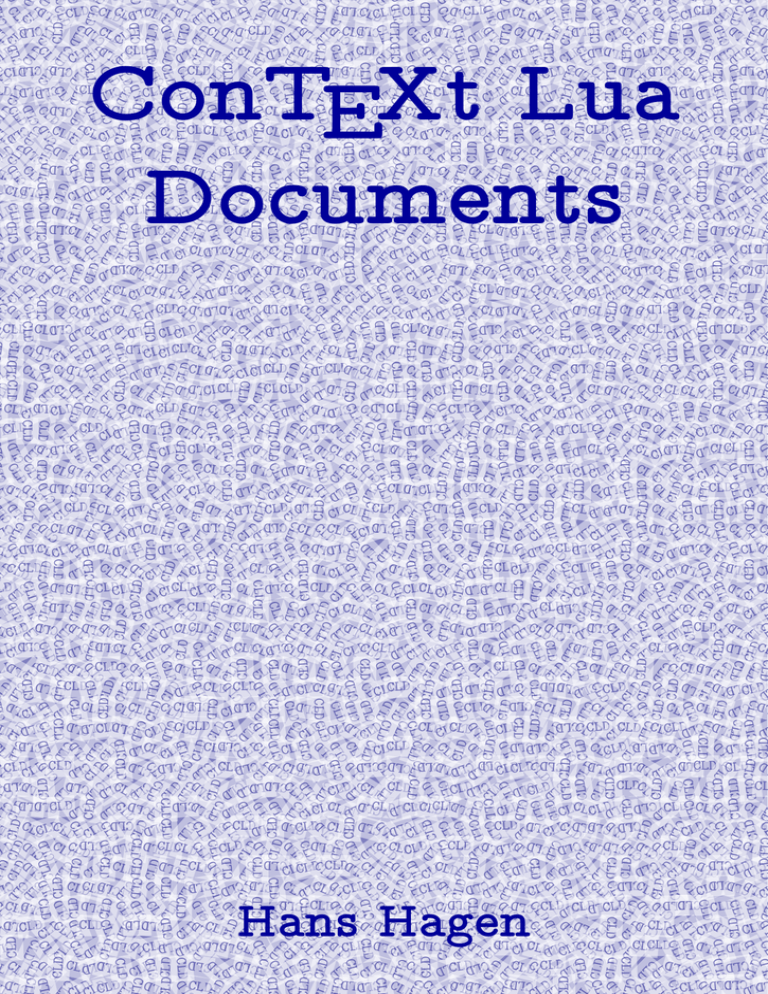Context Lua Document Manualzz