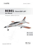Freewing Rebel V2 70mm EDF Jet User Manual