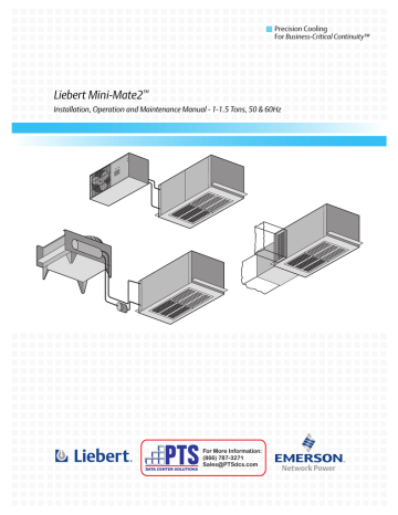 Liebert Mini-Mate2™ - PTS Data Center Solutions | Manualzz