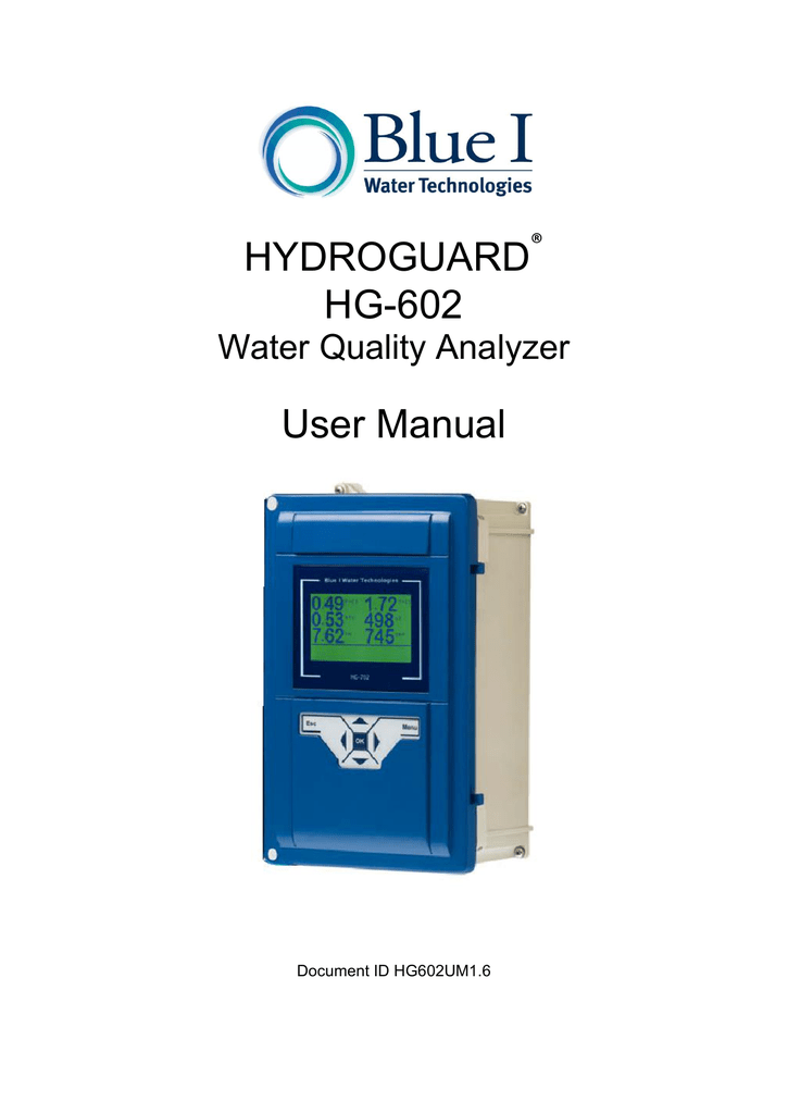hydroguard hg602 Manualzz