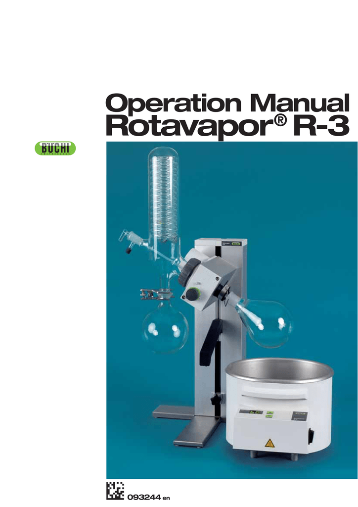Buchi Rotavapor R300 Operation Manual informacionpublica.svet.gob.gt