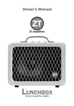 ZT Lunchbox LBG2 Owner's Manual