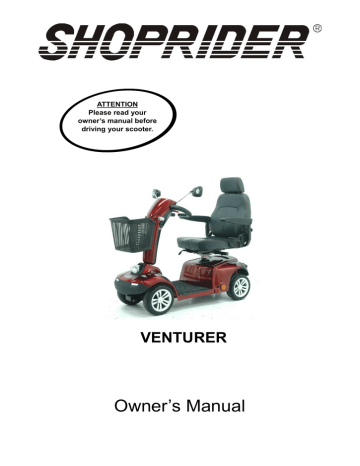 Shoprider Venturer Owner's Manual | Manualzz