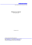Industronics Monitron S 3.26E User Manual