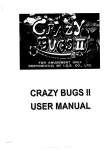Crazy Bugs II User Manual
